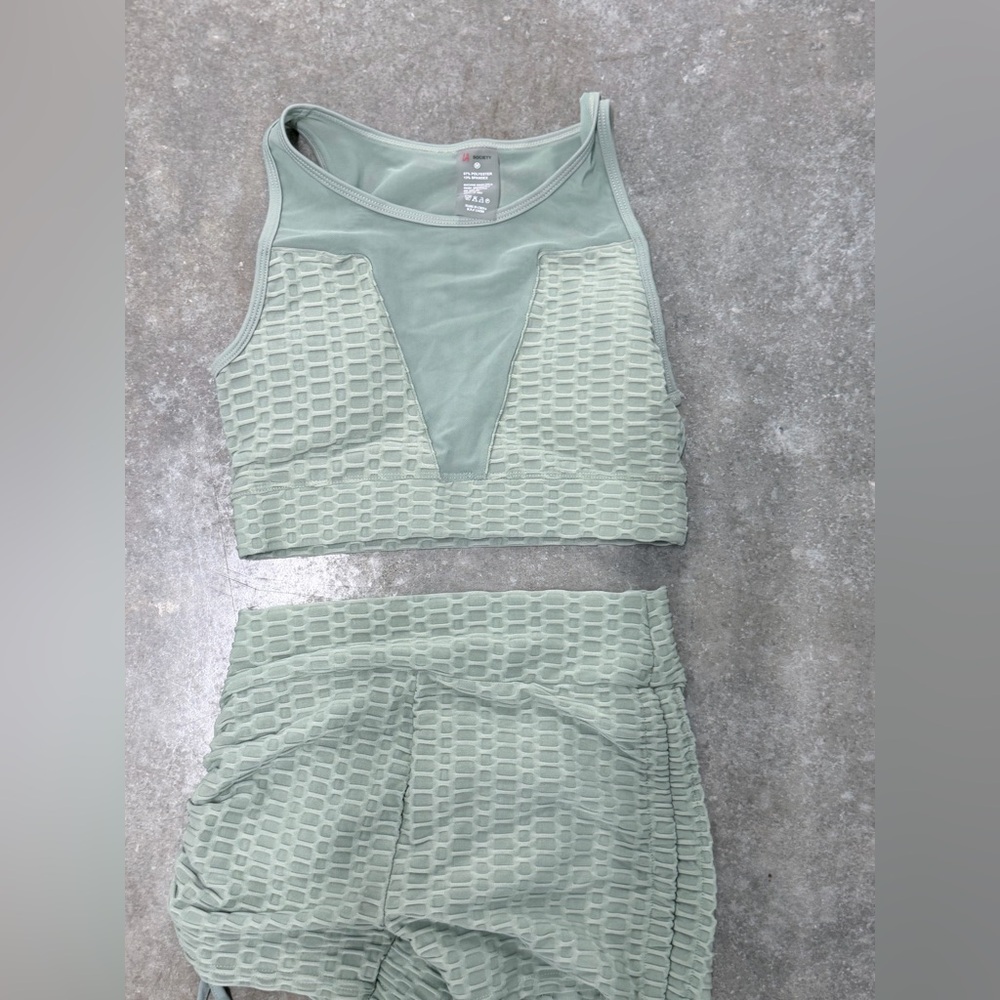 Society Mint Green Apparel GYM 2 piece